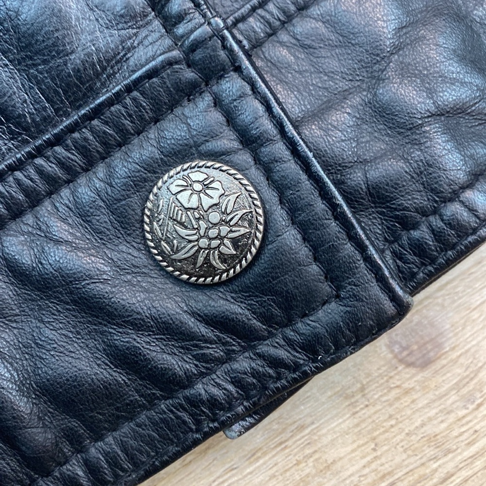Vintage 80's Genuine Leather Jacket - Picture 4 of 16